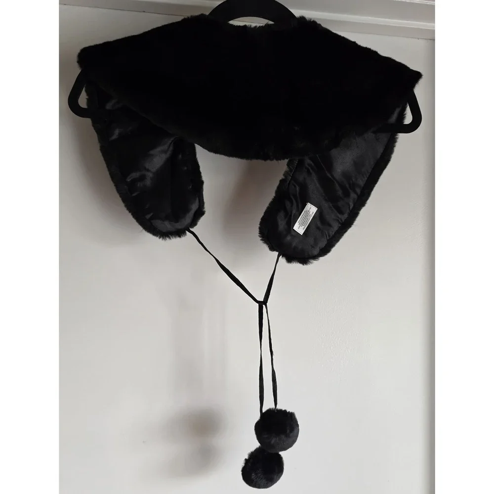 Faux‎ Fur Collar Black Women's Fashion Accessory